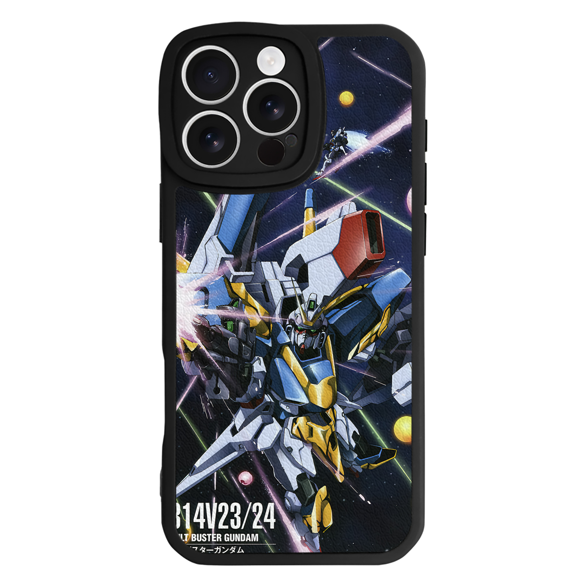 （画像用） 機動戦士ガンダム Mobile Suit Gundam 【iPhone 16シリーズ対応】シリコンスマホケース（レザー調） 材質：シリコン